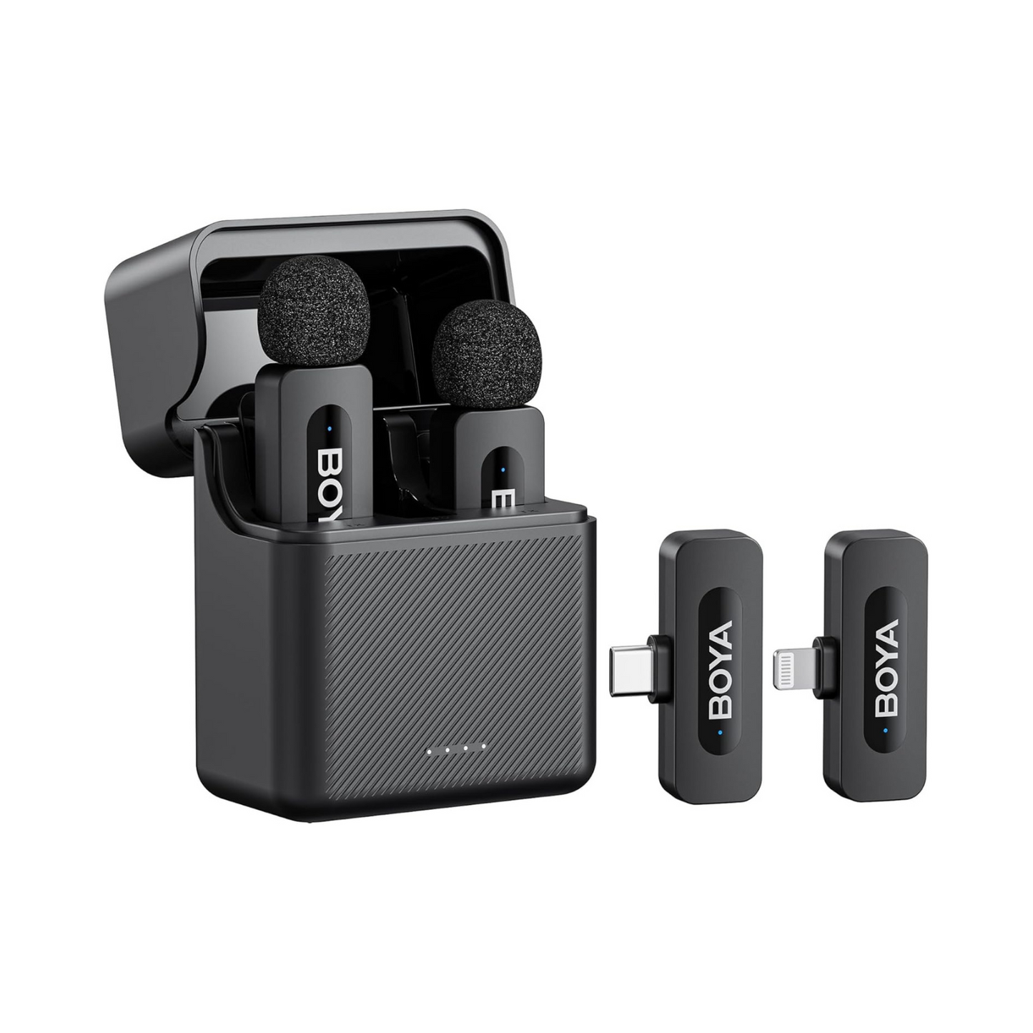 Boya BY-V3 Combo, Wireless Microphone, Black