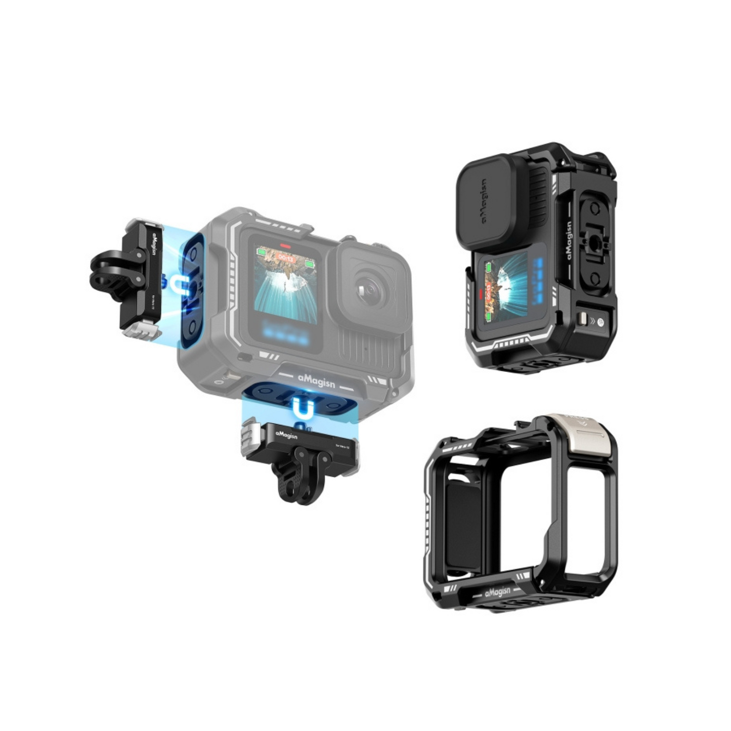AMAGISN METAL FRAME GOPRO