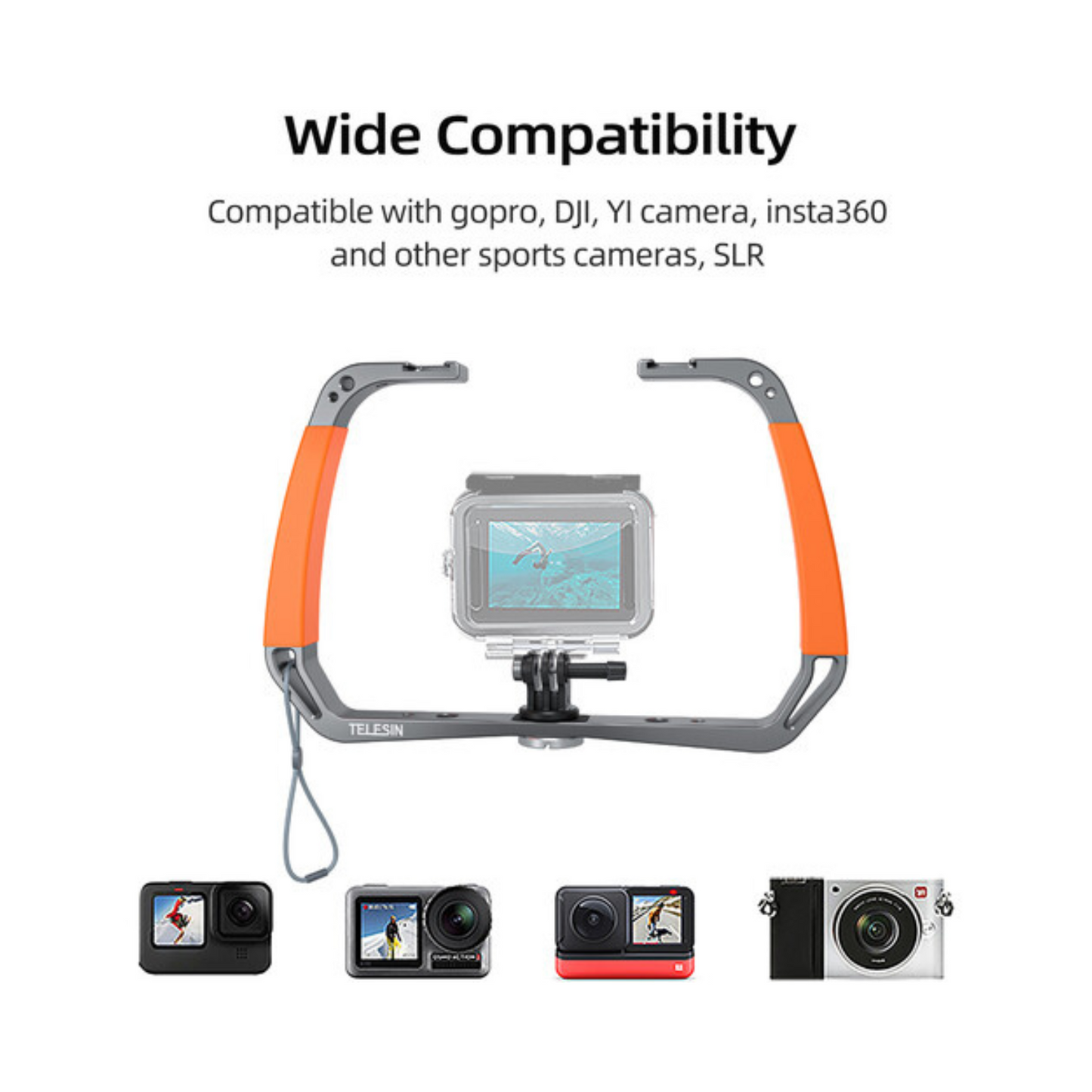 TELESIN CHEST STRAP QUICK REL