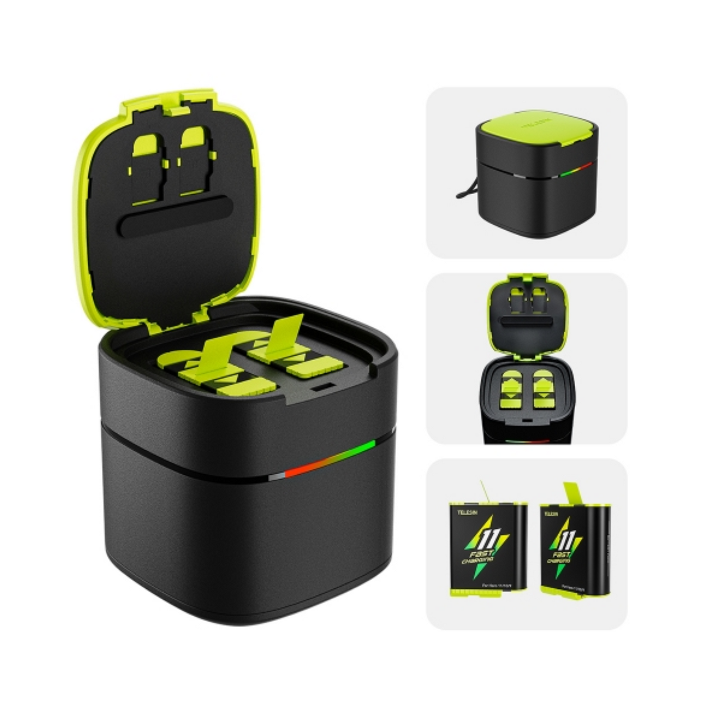 Telesin Charger with 2 Batteries