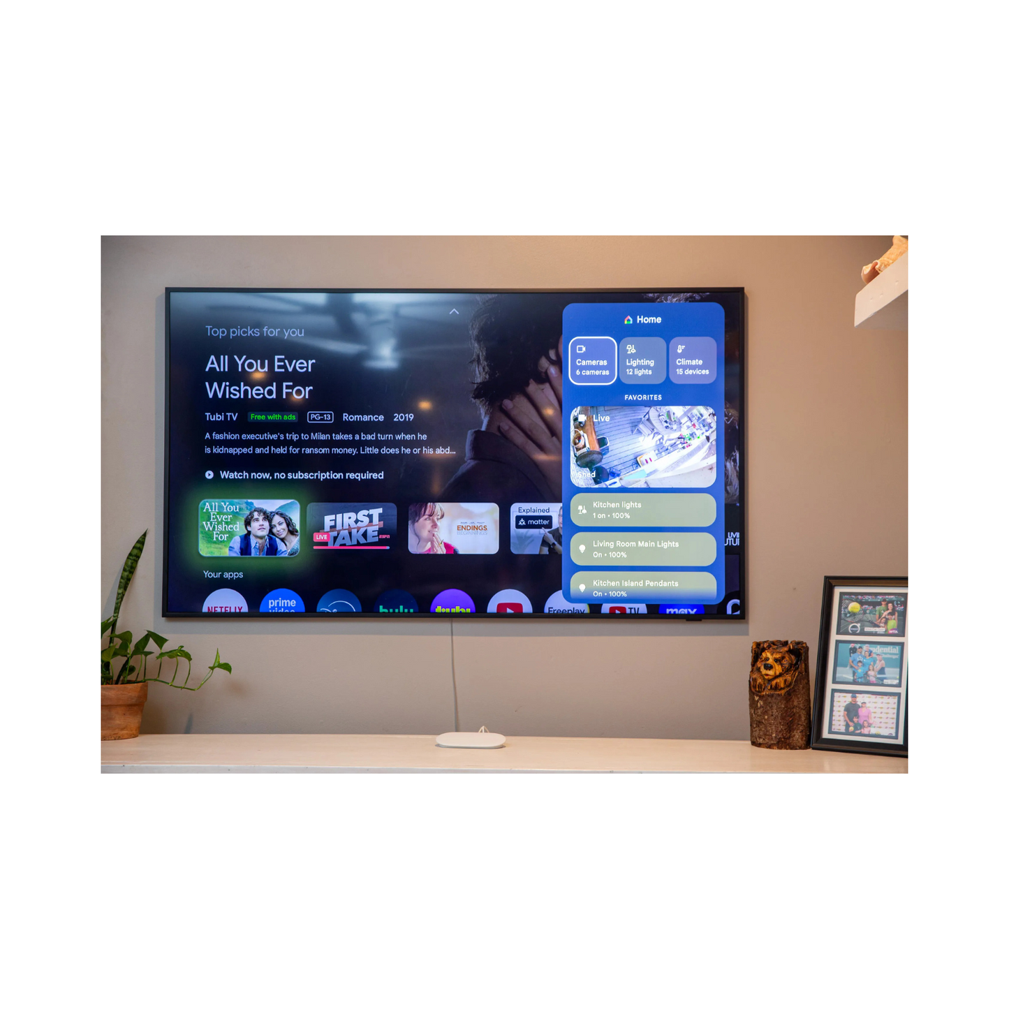 Google TV 4k, TV Streamer, Porcelain