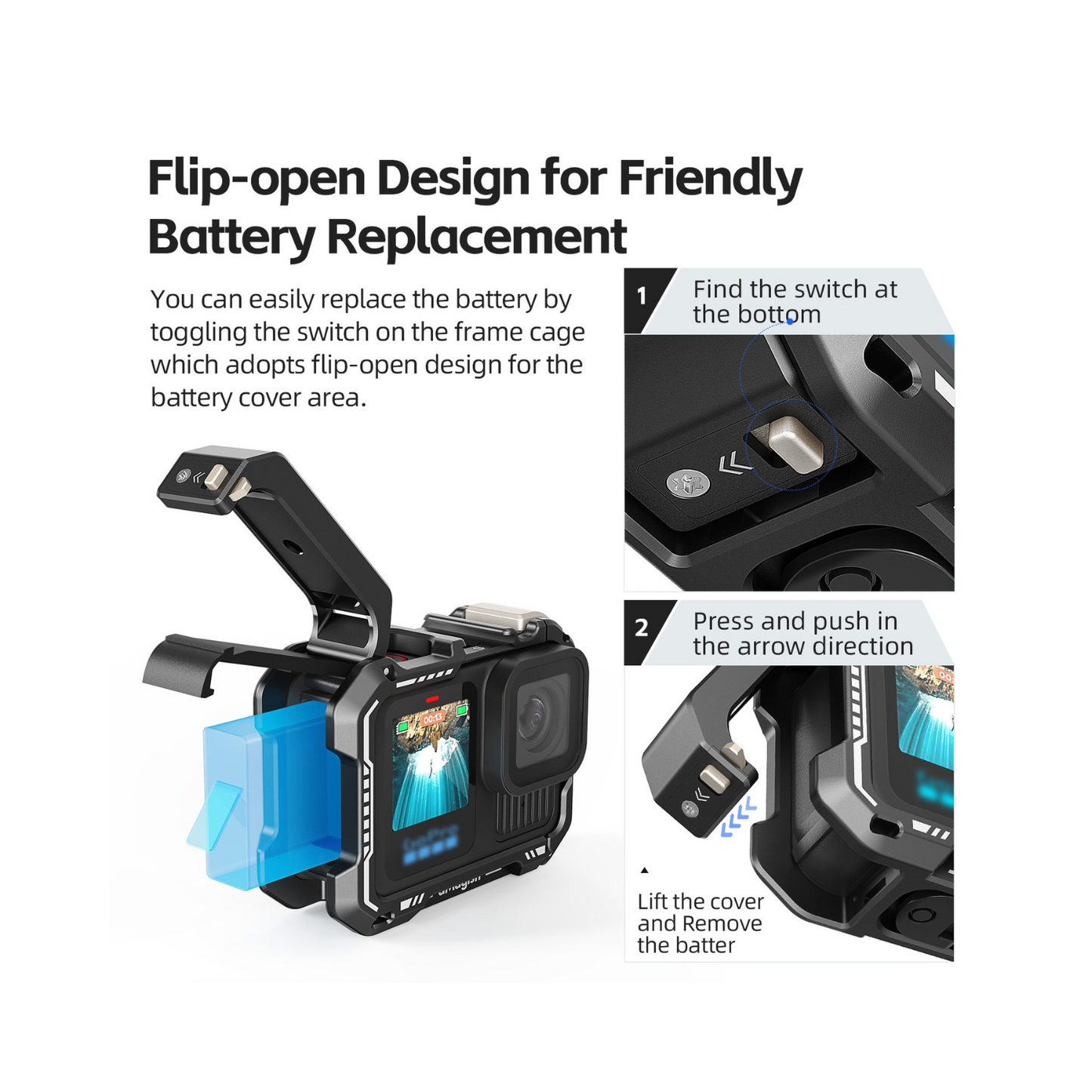 AMAGISN METAL FRAME GOPRO
