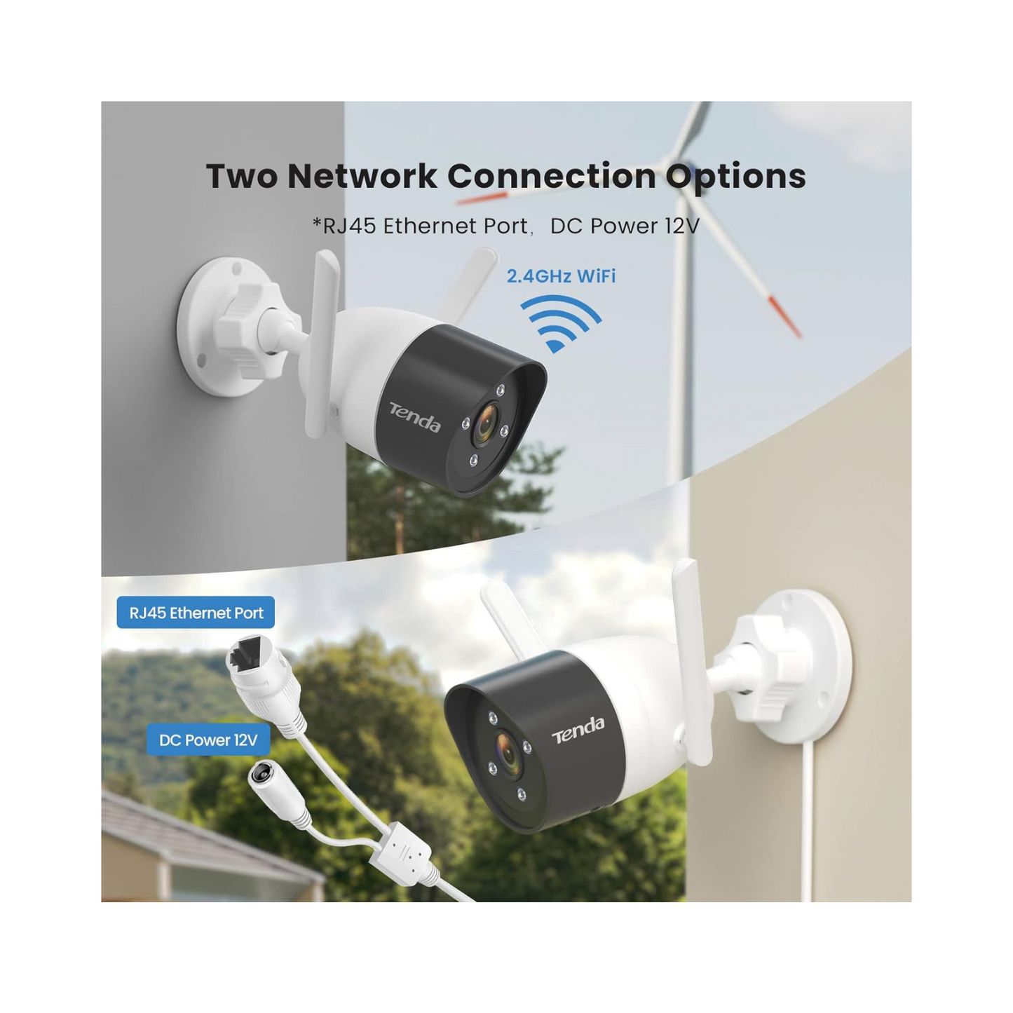 Tenda CT3, IP Camera, White