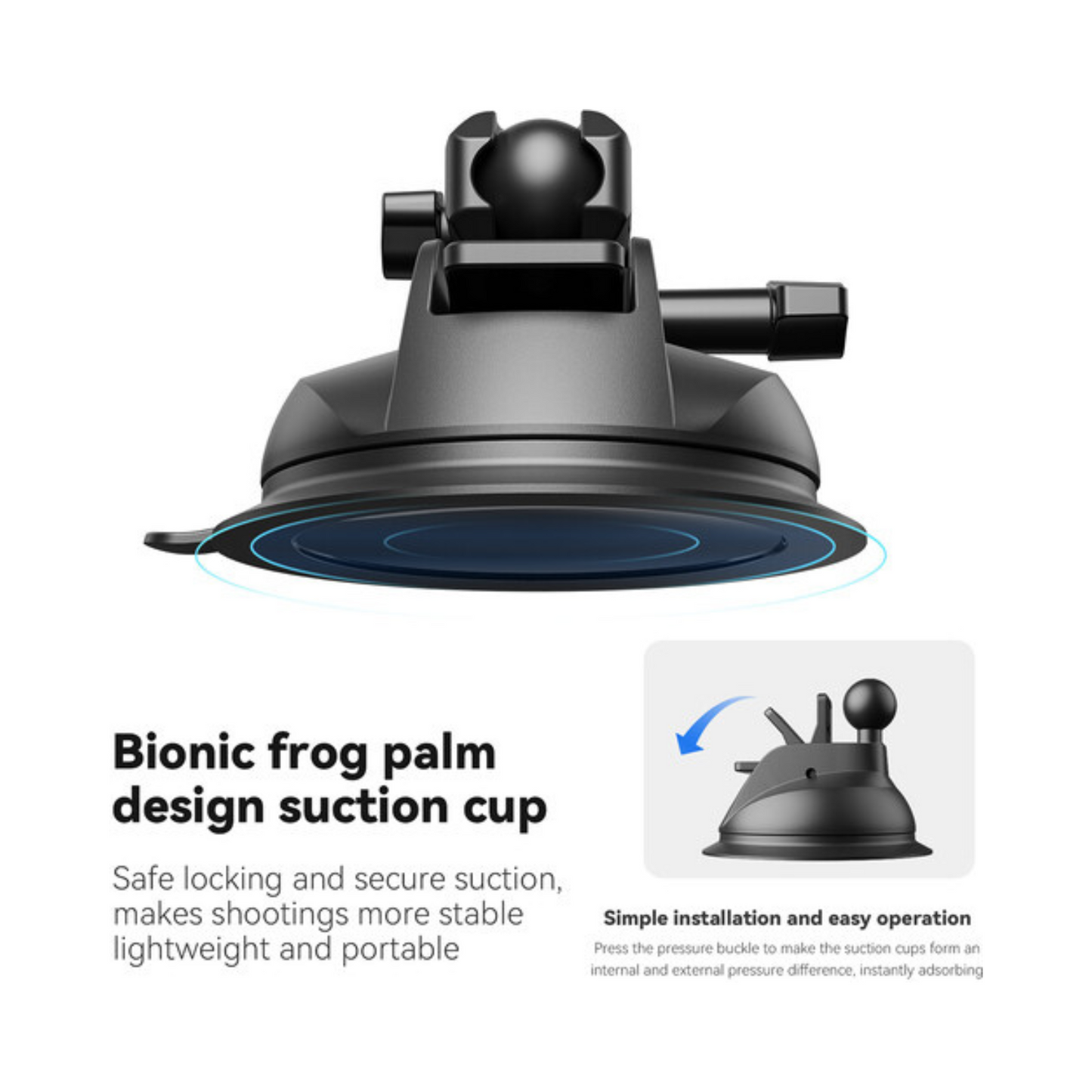 TELESIN SUCTION CUP MOUNT