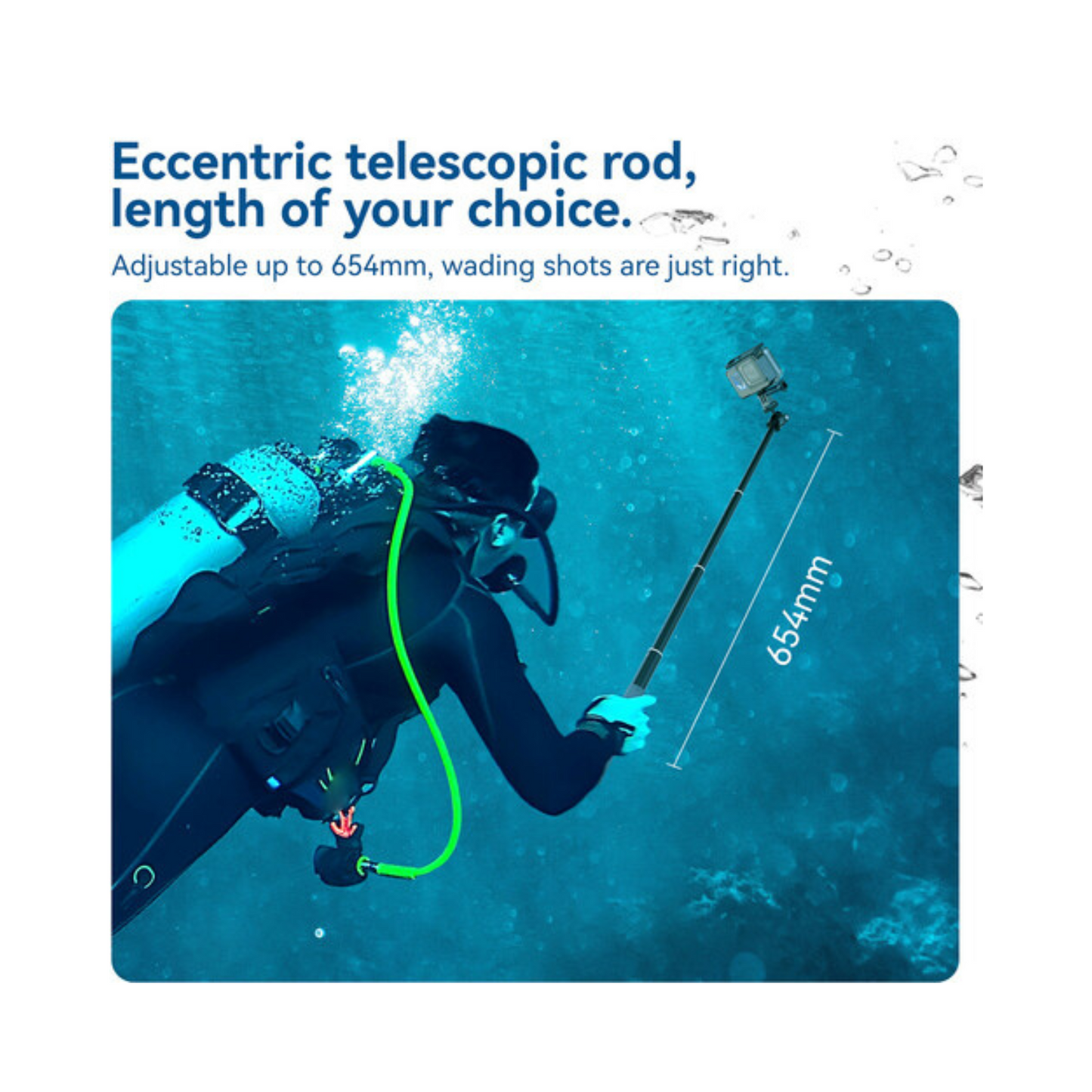 TELESIN 1.3M VLOG MONOPOD