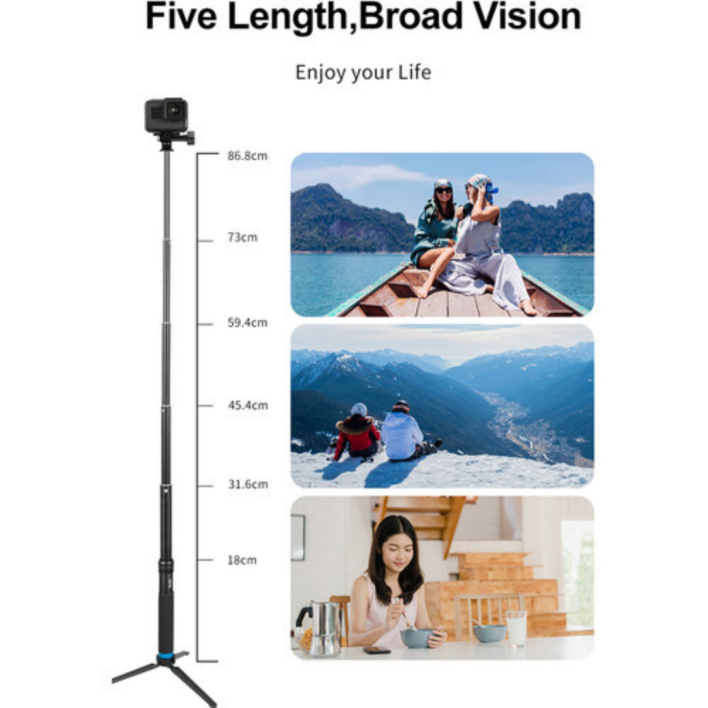 Telesin Monopod With Tripod