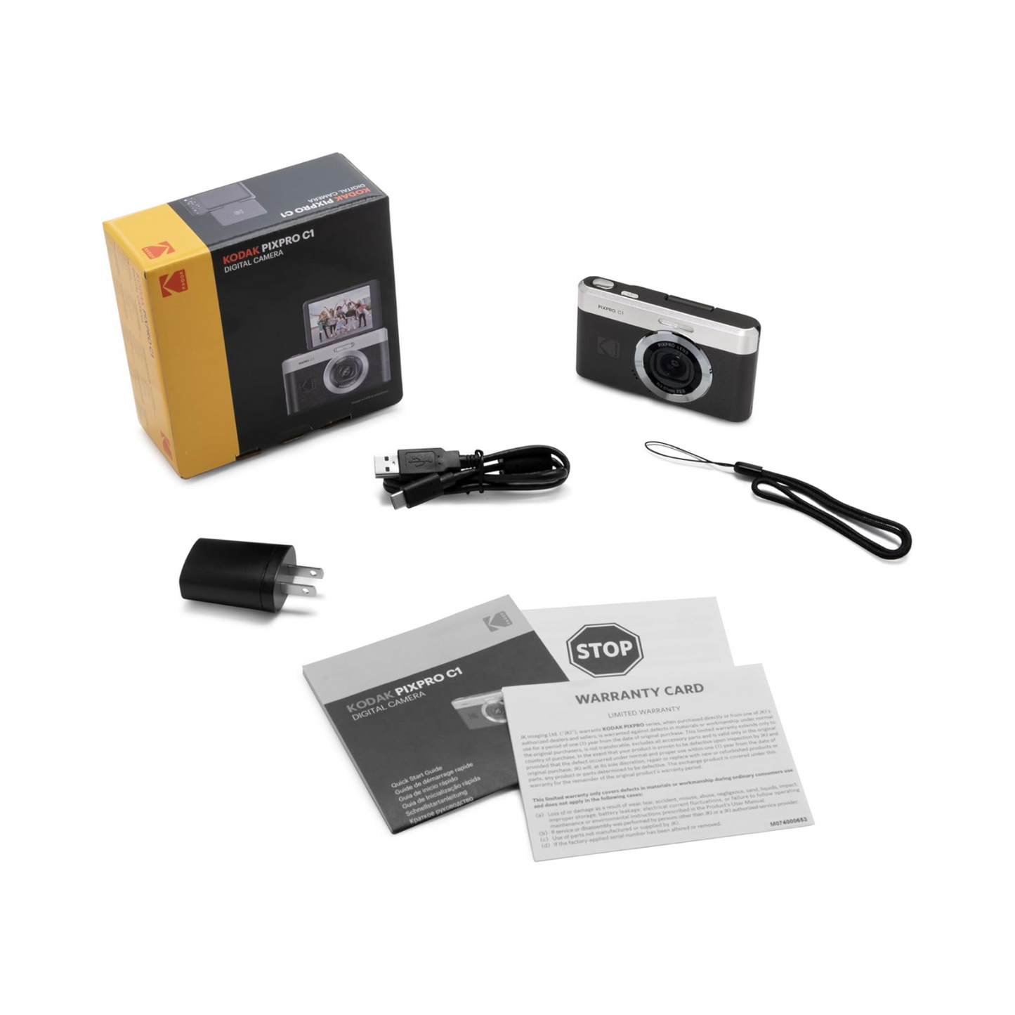 Kodak Pixrro C1, Digital Camera, Black