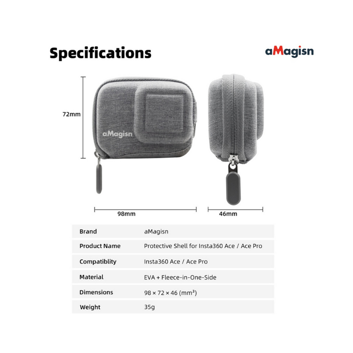 AMAGISN SHELL INSTA360