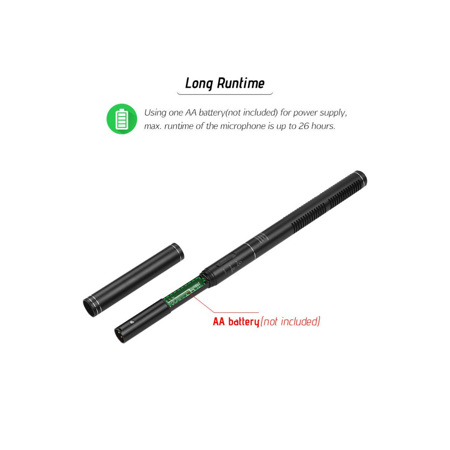 GAM-CF02 Shotgun Microphone