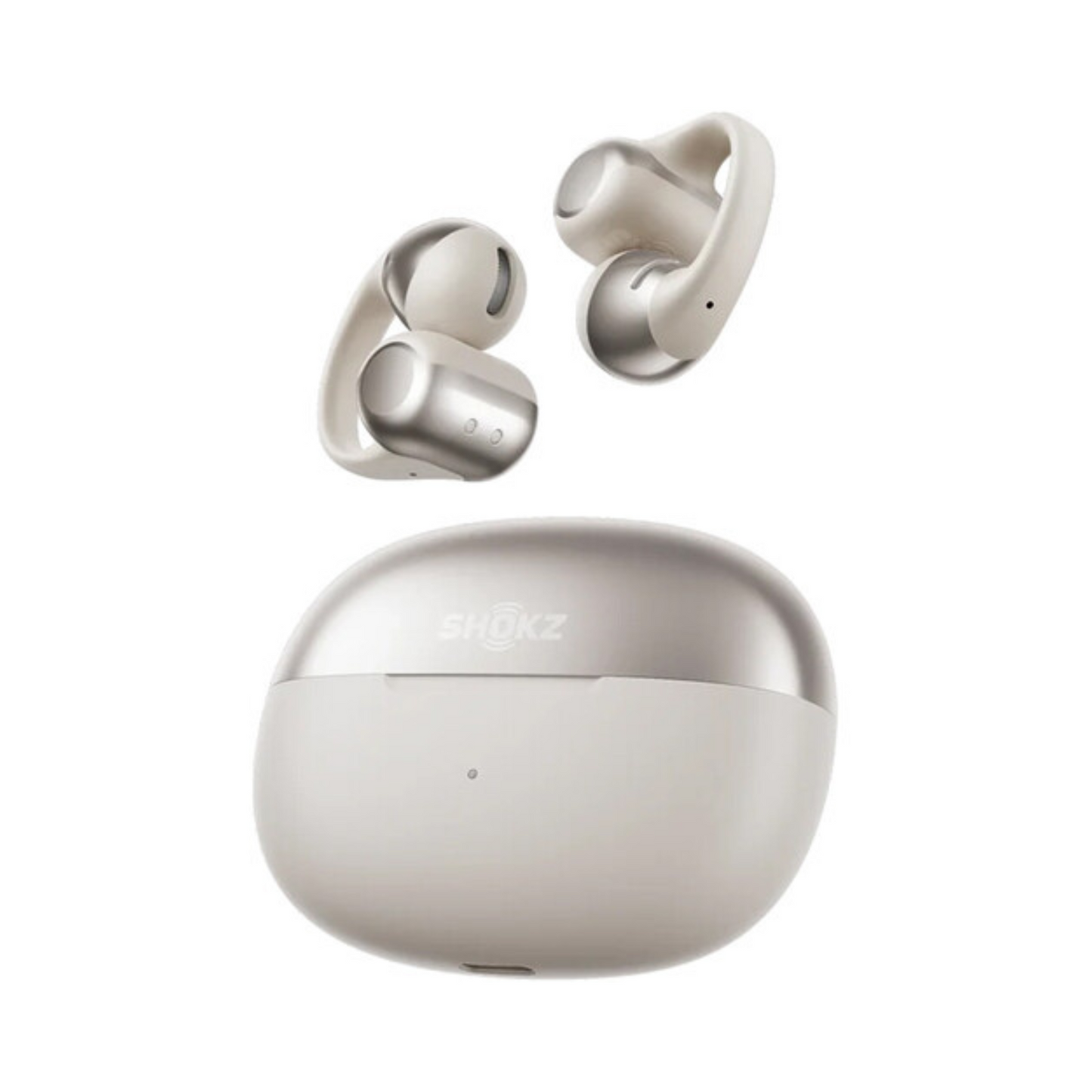 Shokz OpenDots ONE, Open-Ear Clip-On Earbuds, Black