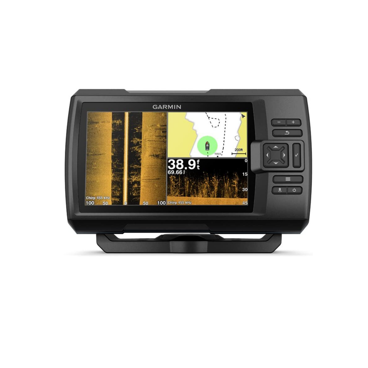 Garmin Striker 7SV with Transducer, 7" GPS Fishfinder with Chirp Traditional