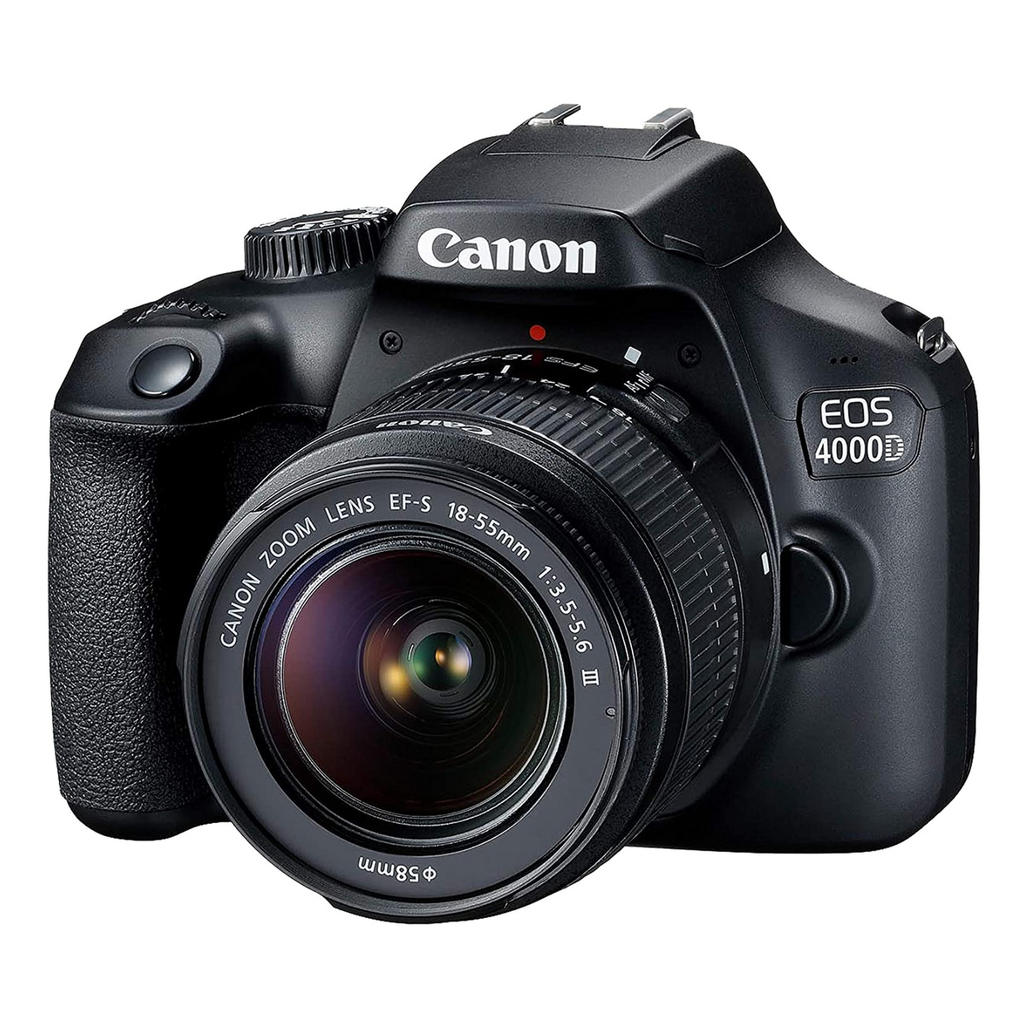 Canon EOS 4000D DSLR Camera with 18-55 Lens Kit, Black