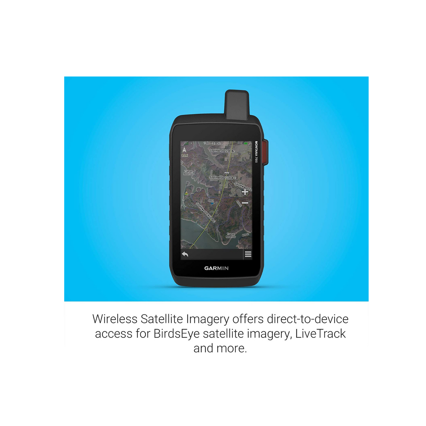 Garmin Montana 700i, Rugged GPS Handheld with Built-in inReach Satellite Technology