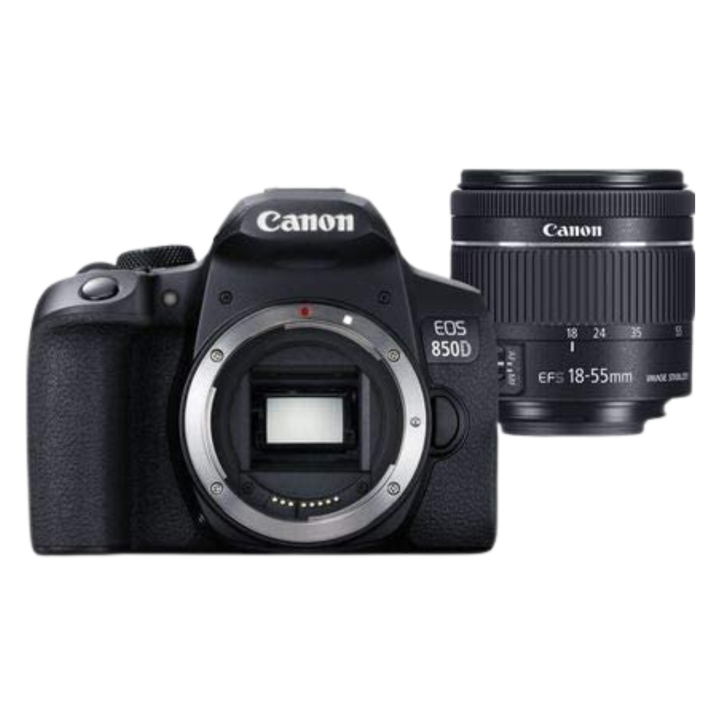Canon EOS 850D DSLR Camera with 18-55mm Lens Kit, Black