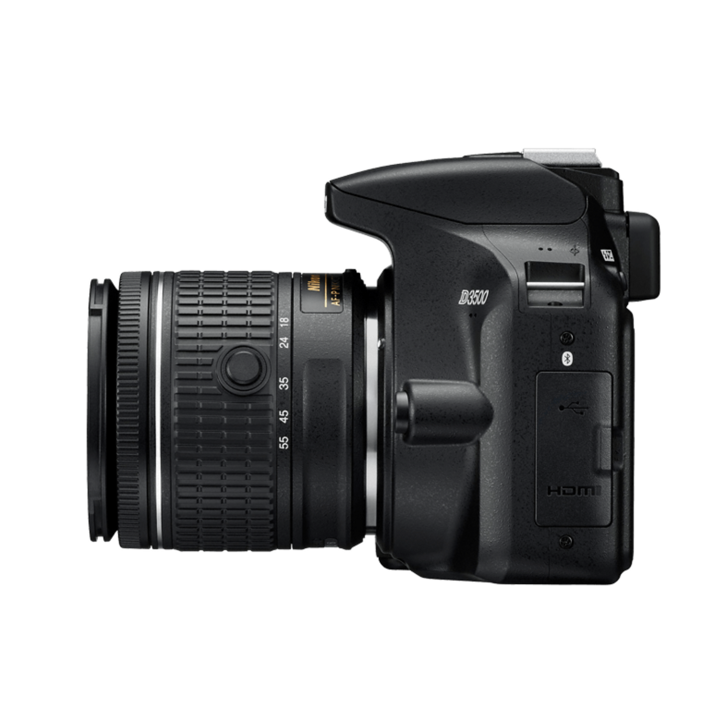 Nikon DSLR Camera D3500 with 18-55 Lens Kit, Black