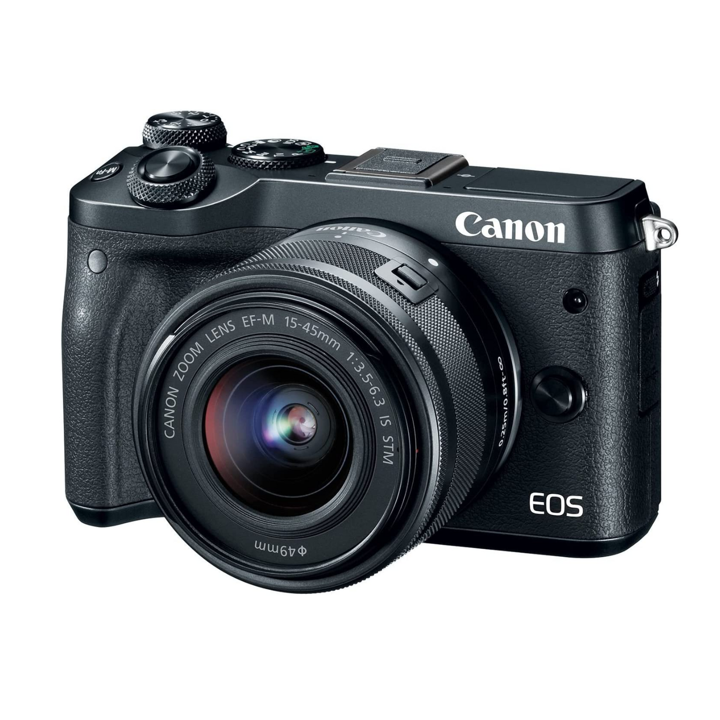 Canon EOS M6 with 18-150MM Kit Lens Mirrorless Camera Black