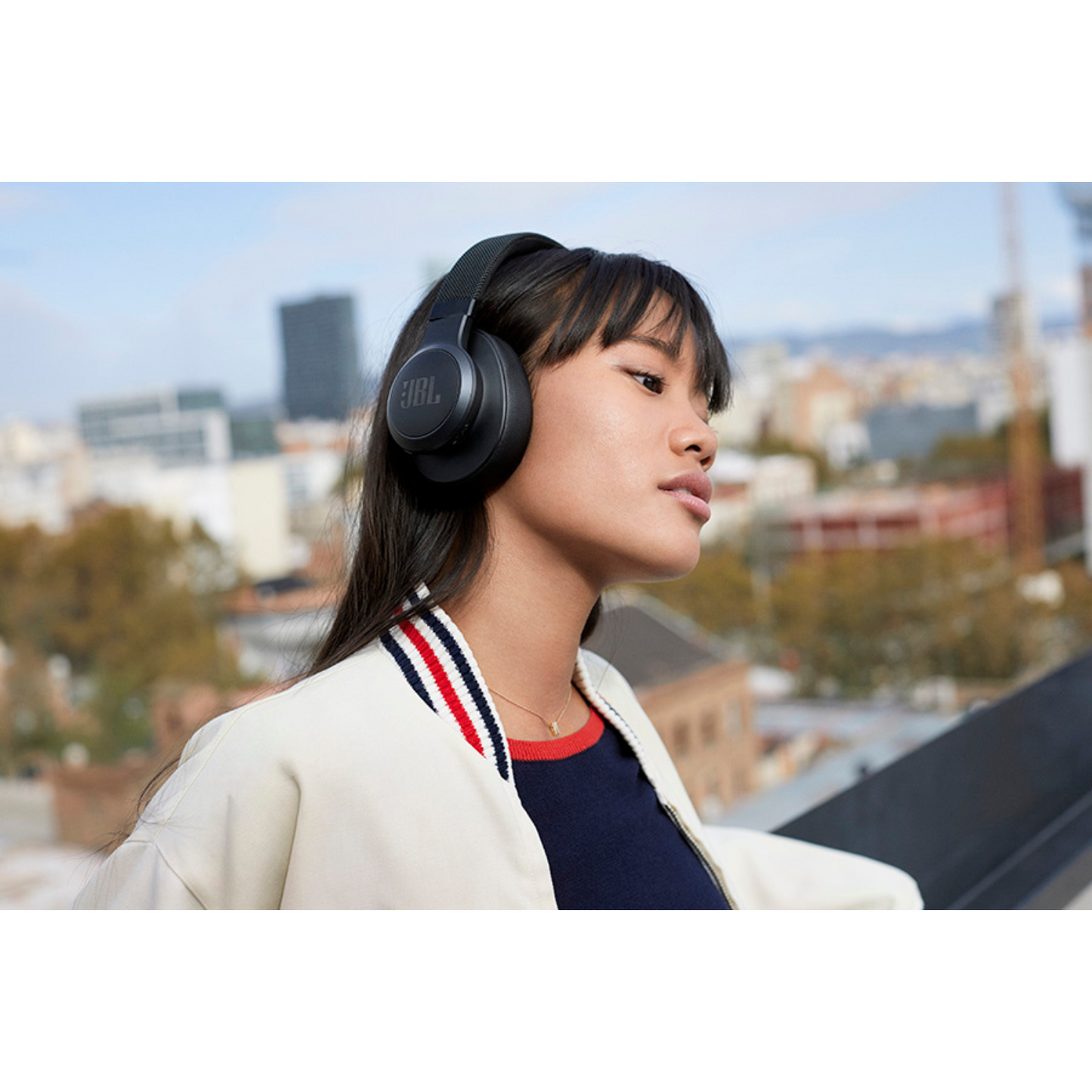JBL E55BT Over-Ear Wireless Headphones (Black)