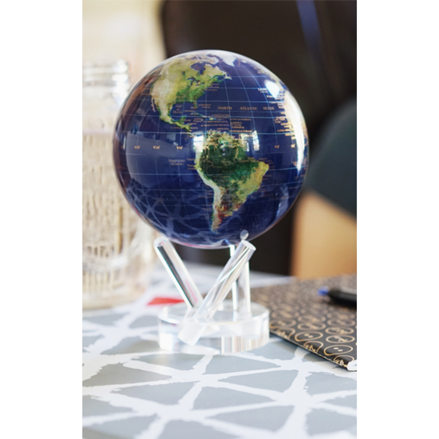 Mova Globe Satellite View Self Rotating Globe