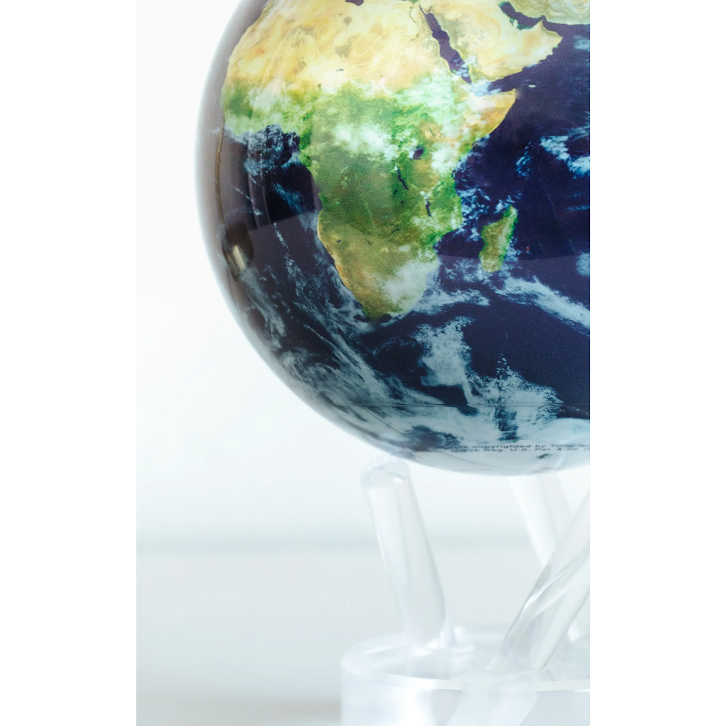 Mova Globe Earth with Clouds Self Rotating Globe