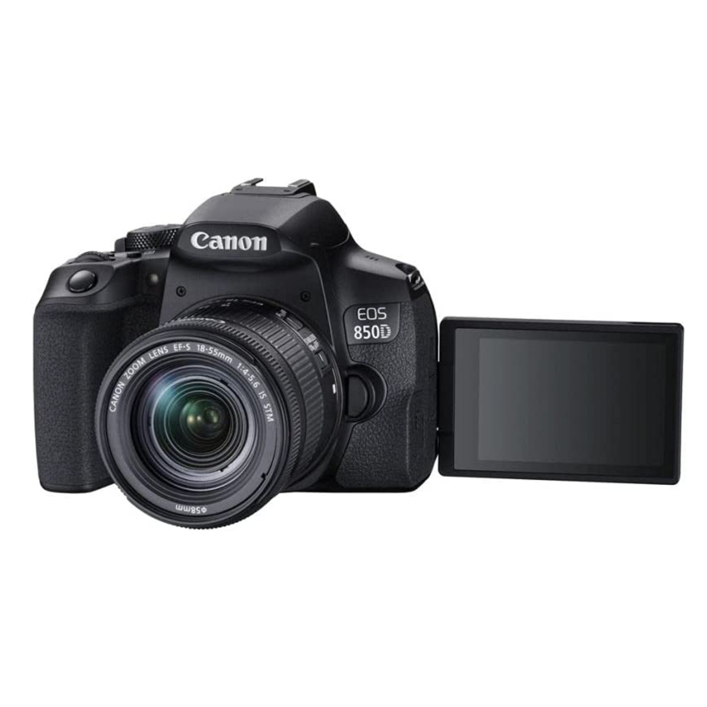 Canon EOS 850D DSLR Camera with 18-55mm Lens Kit, Black