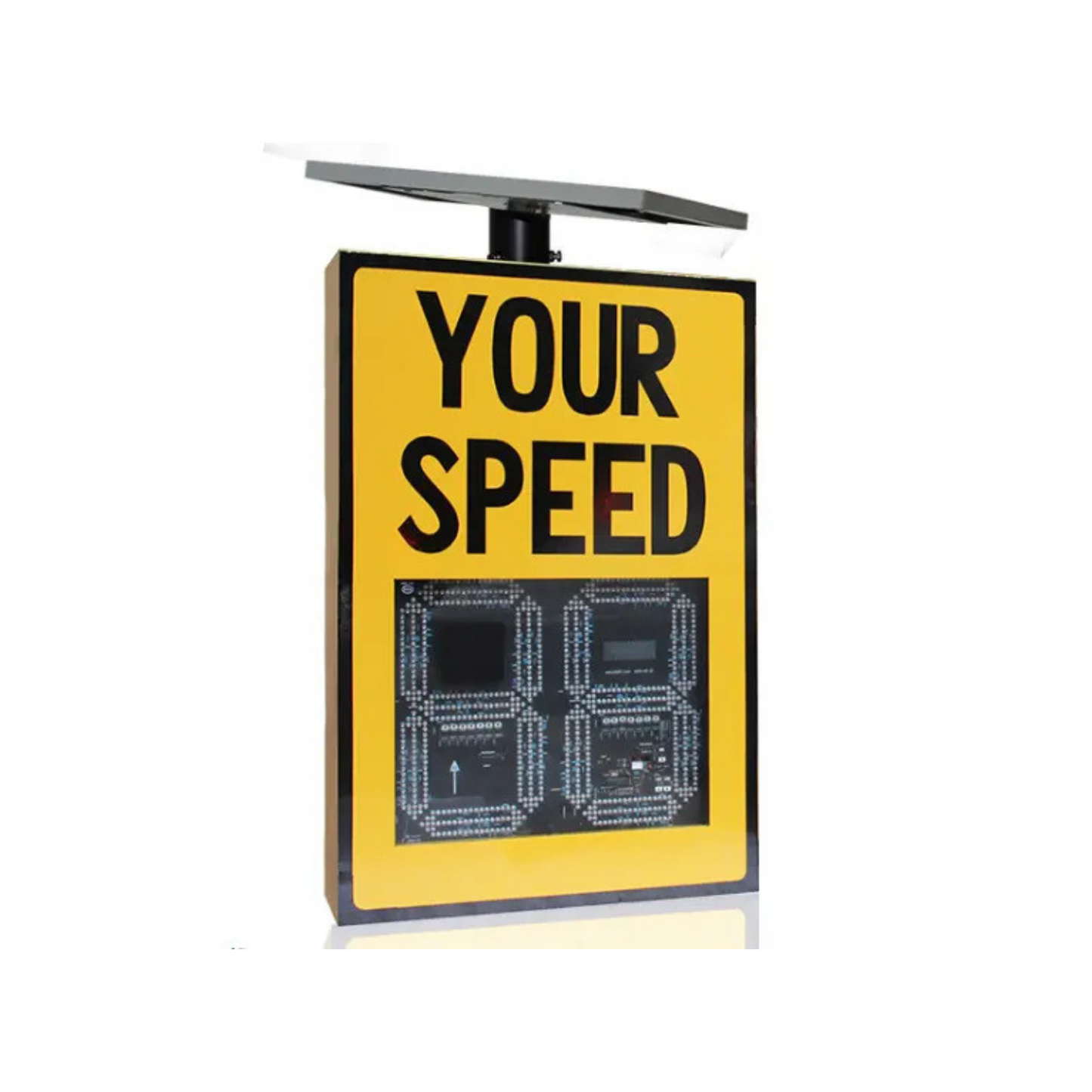 Speed Sign With Solar Panel