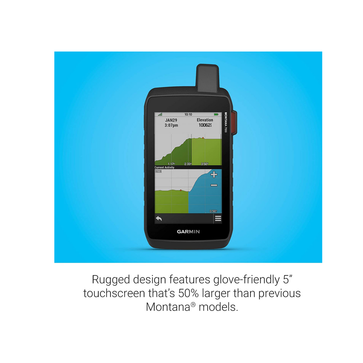Garmin Montana 700i, Rugged GPS Handheld with Built-in inReach Satellite Technology