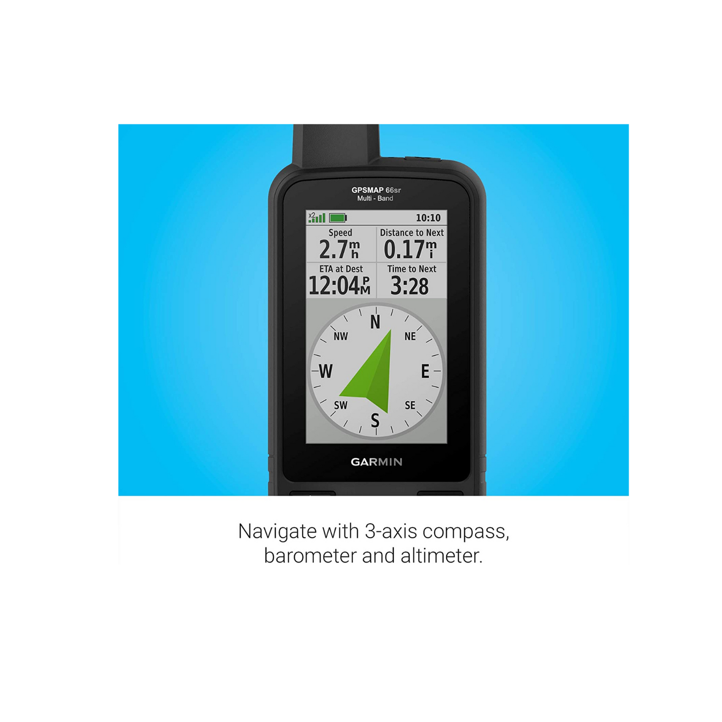Garmin GPSMAP 66sr, Hiking Handheld with Expanded GNSS