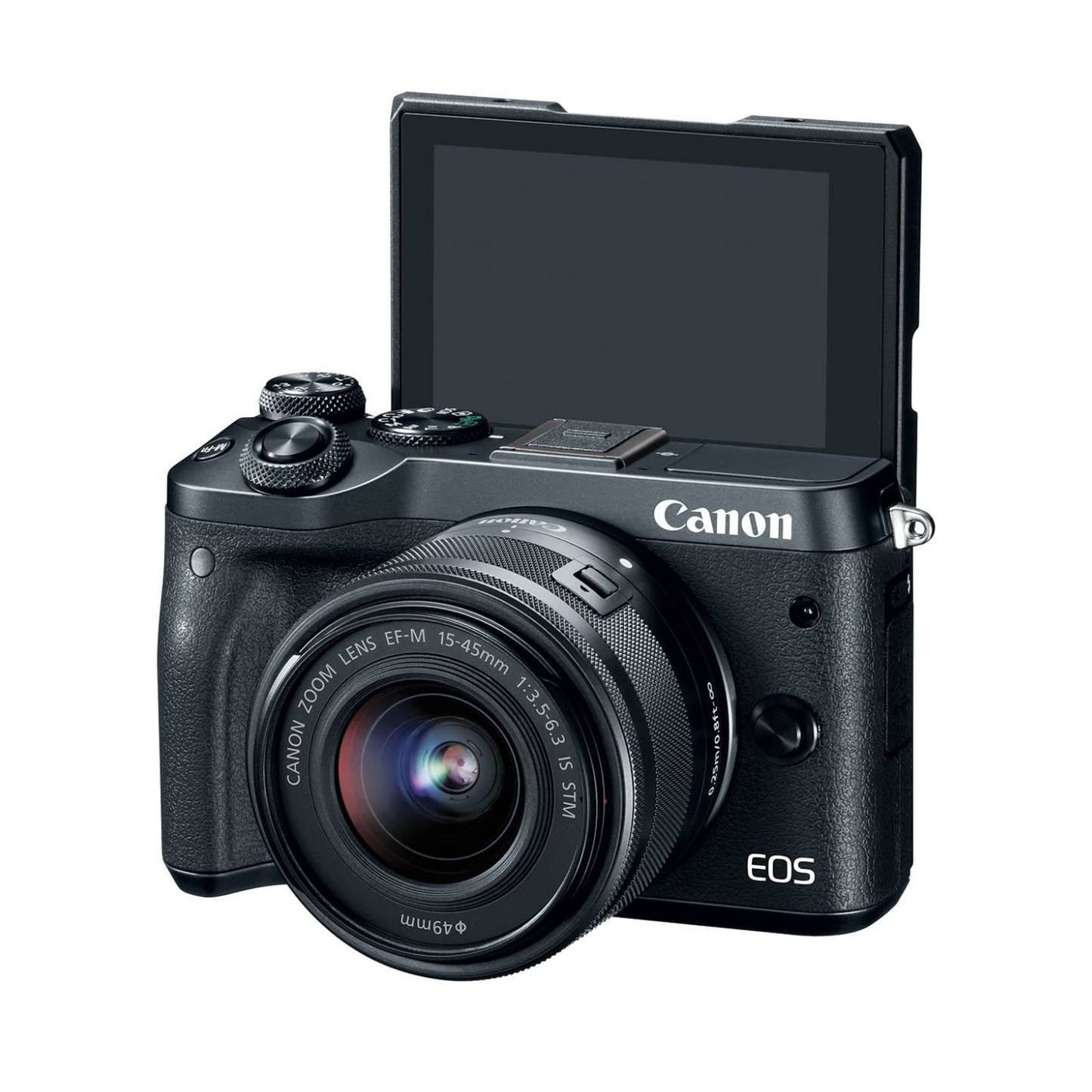 Canon EOS M6 with 18-150MM Kit Lens Mirrorless Camera Black