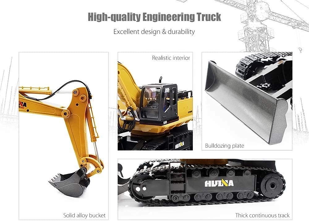 Huina 1510 Excavator Remote Control Toy