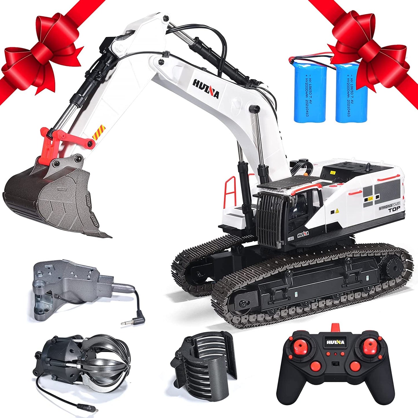 Huina 1594 1:14 22 CH Excavator Remote Control Toy