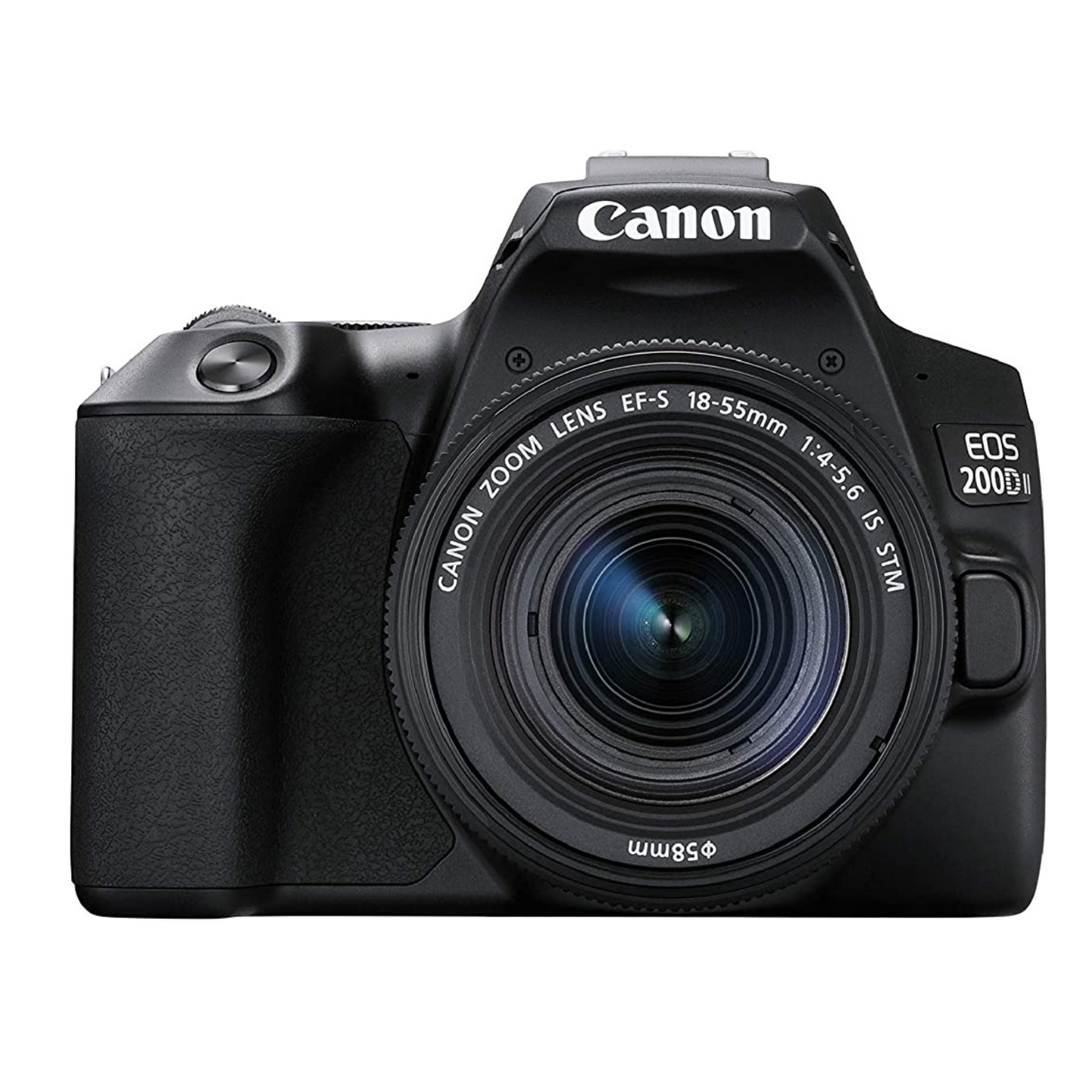 Canon EOS 200D II DSLR Camera with 18-55mm Lens Kit, Black