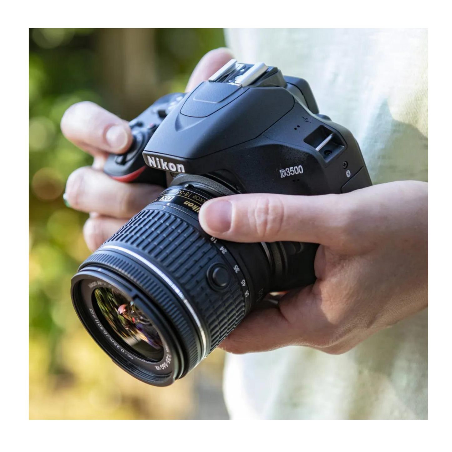 Nikon DSLR Camera D3500 with 18-55 Lens Kit, Black