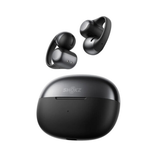 Shokz OpenDots ONE, Open-Ear Clip-On Earbuds, Black