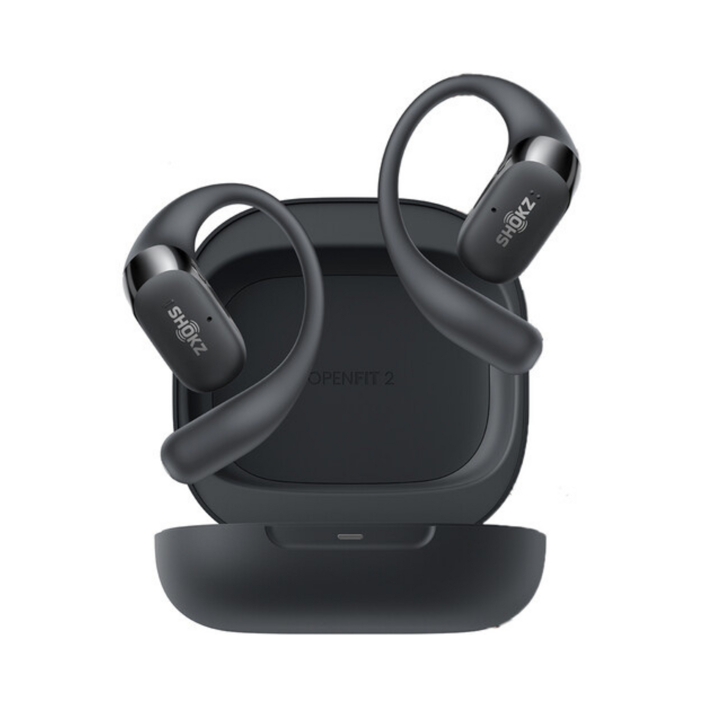 Shokz OpenFit 2+, Open-Ear Headphones, Black