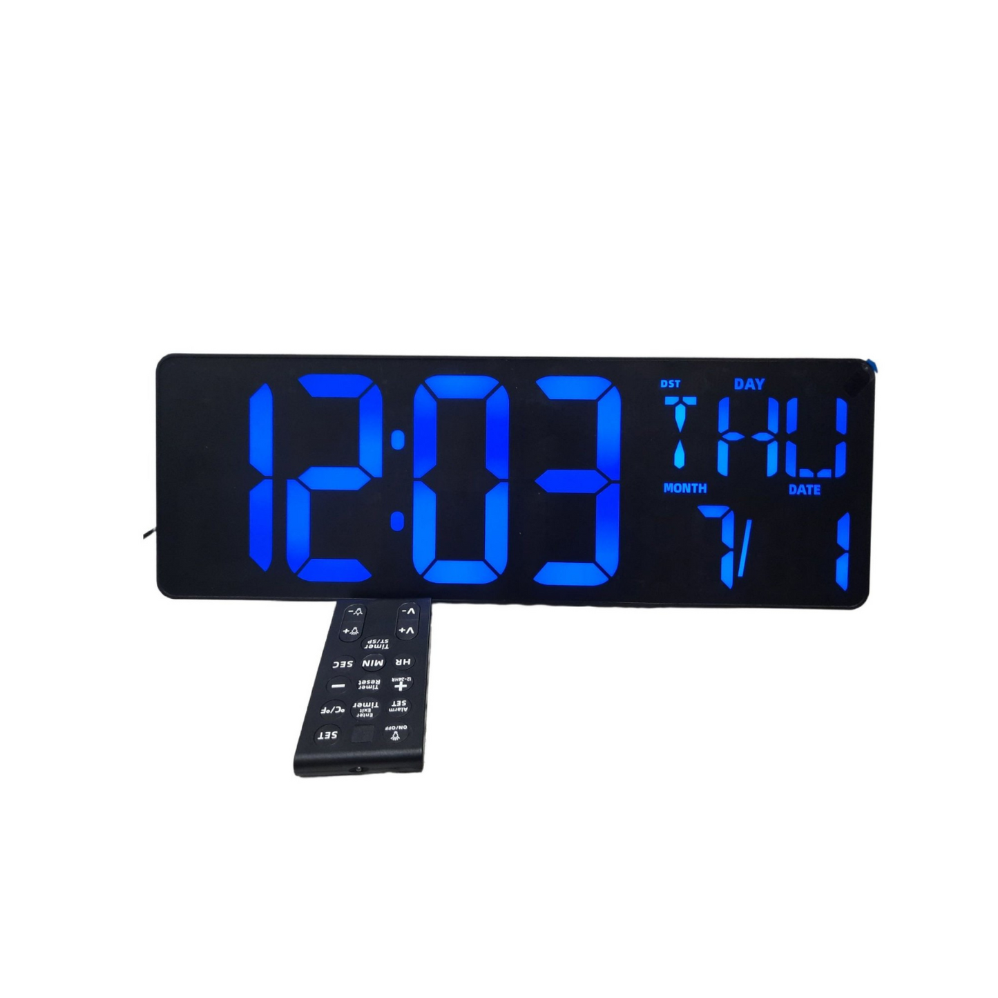 16.5 Inch Led Clock Multi Color with wireless remote