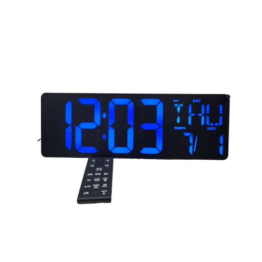 16.5 Inch Wifi Led Clock Blue