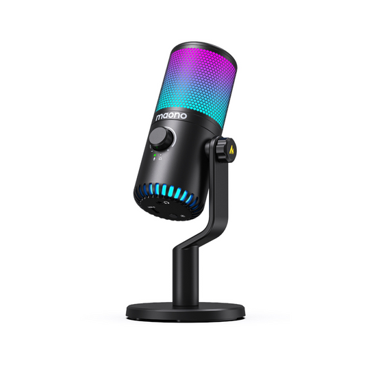 Maono DM30RGB, Gaming Microphone, Black