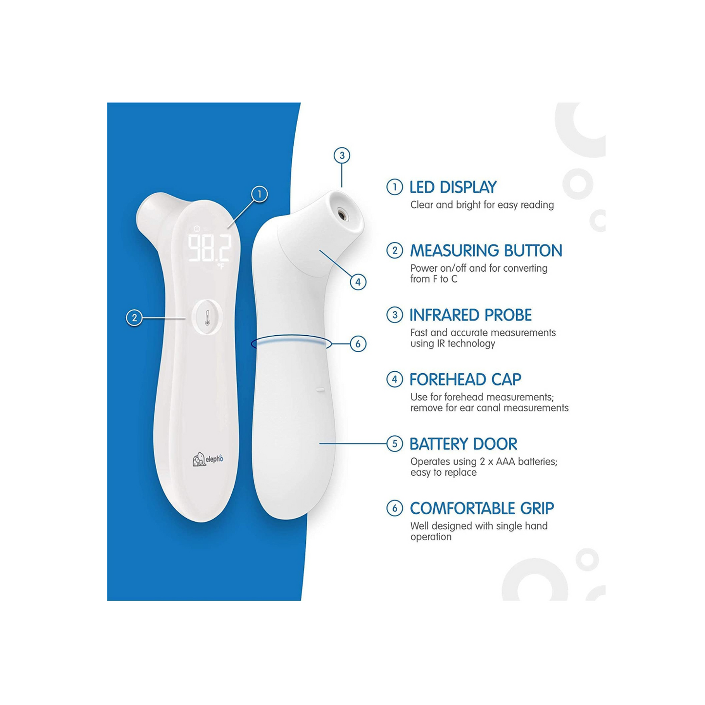 Fingertip Pulse Oximeter Blood Oxygen Saturation Monitor for Pulse Rate and SpO2 Level