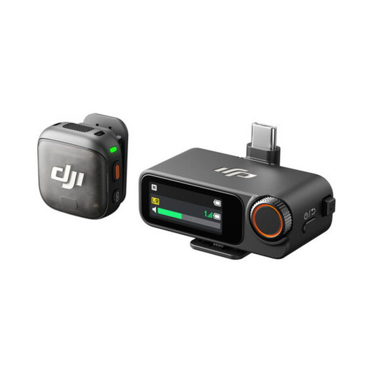DJI Mic 3, Compact Wireless Microphone System, Black