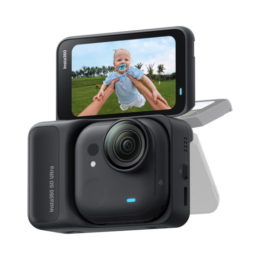 Insta360 GO Ultra Standard Bundle, Action Camera, Midnight Black