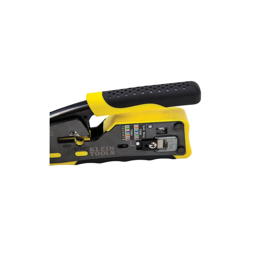 Klein Tools VDV226-110 Ratcheting Modular Data Cable Crimper