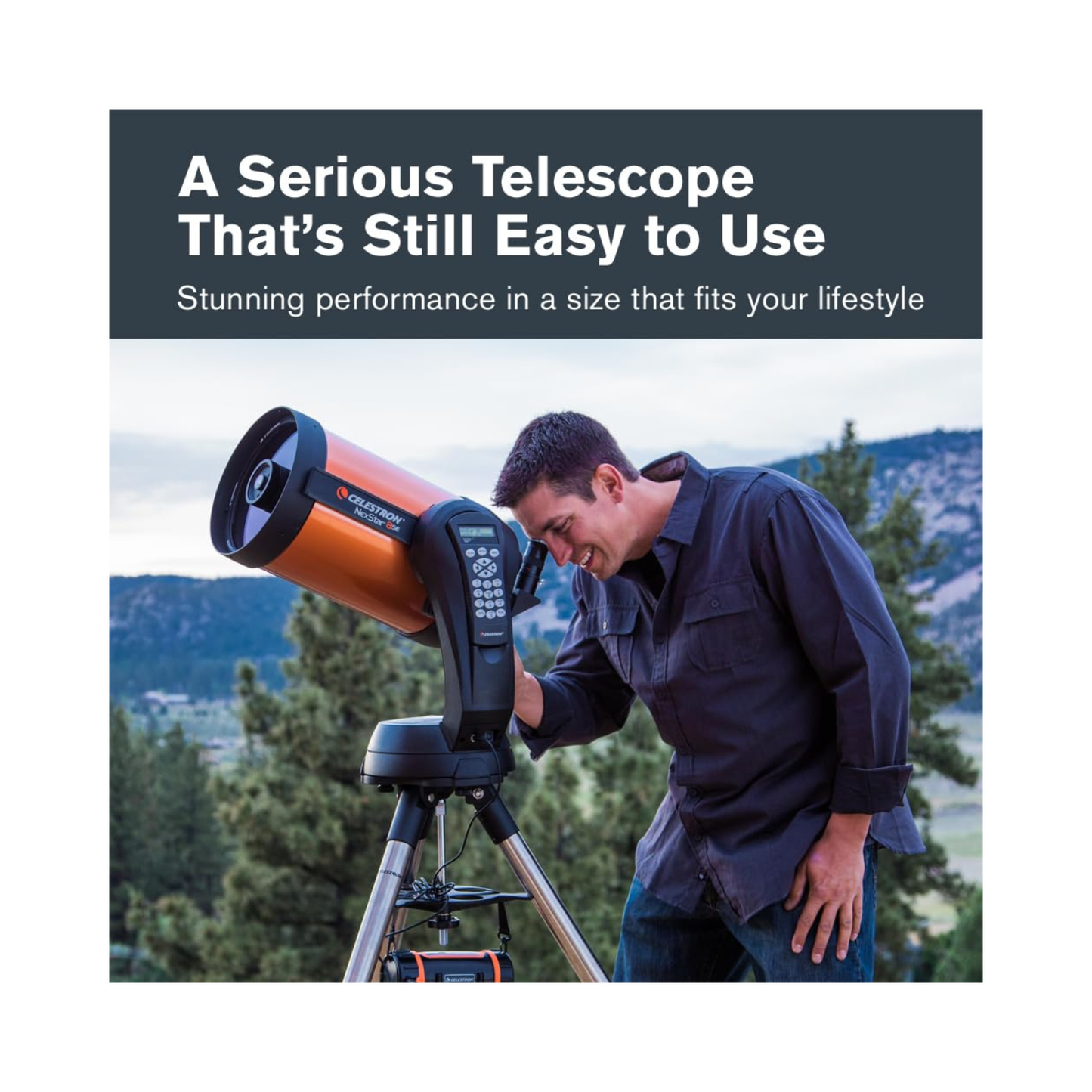 Celestron NexStar 8SE, Computerized Telescope, Orange