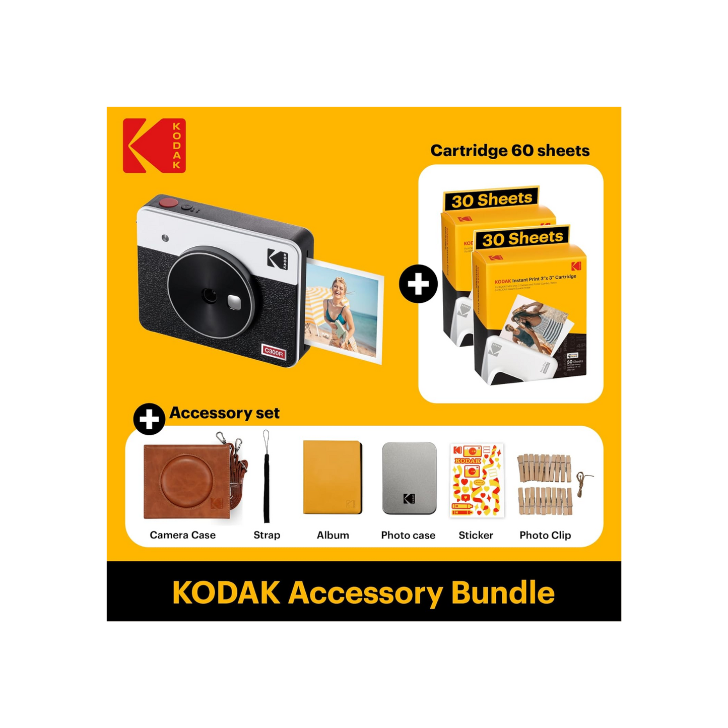 Kodak Mini Shot 3 Gift Bundle 68 SH