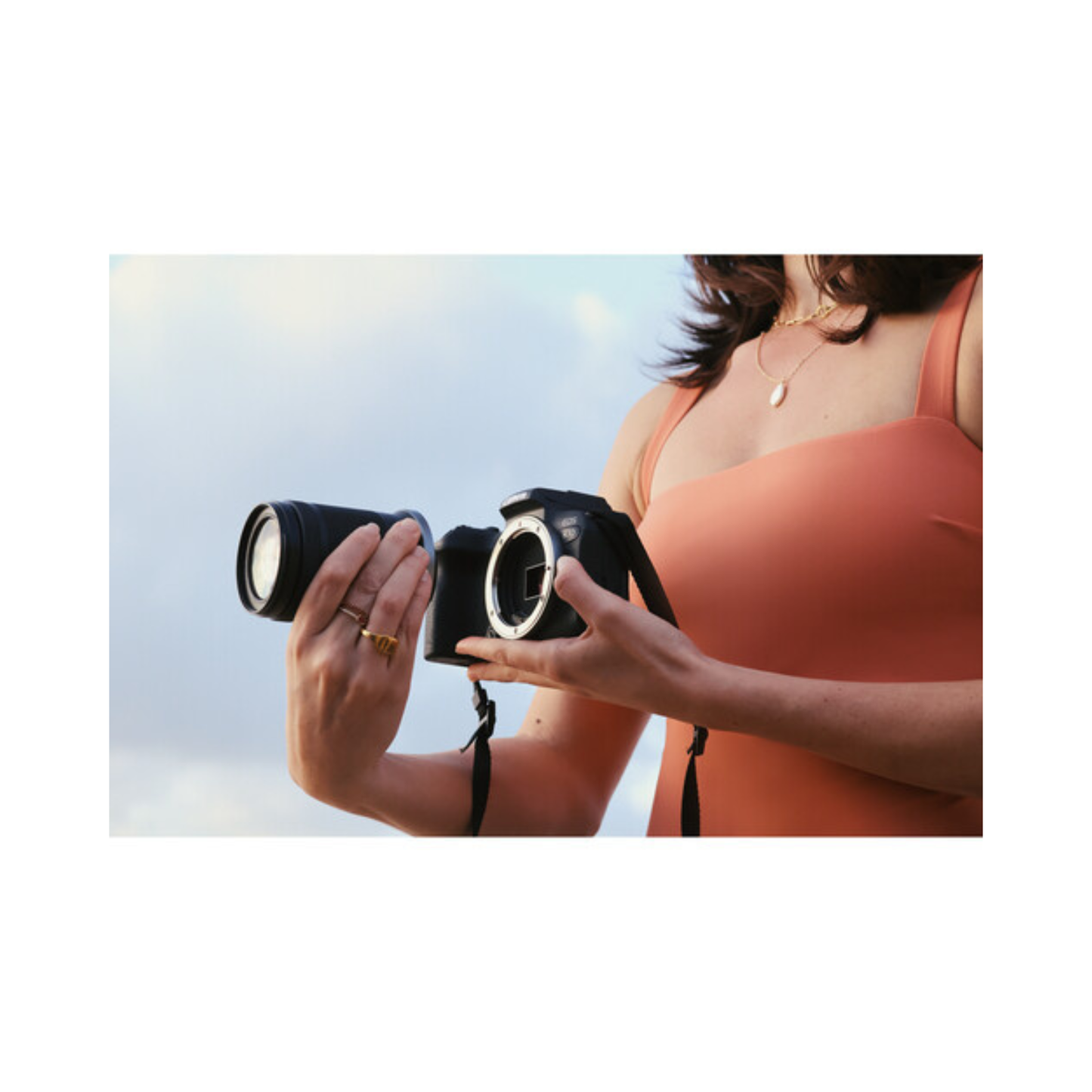 Canon EOS R10, with 18-150mm Lens Mirrorless Camera, Black