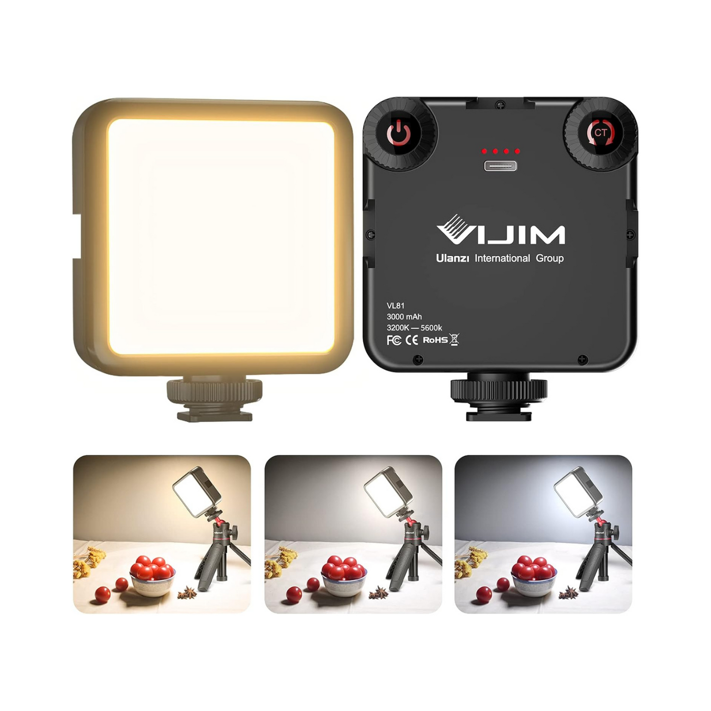 VIJIM VL81 3200K-5600K 850LM