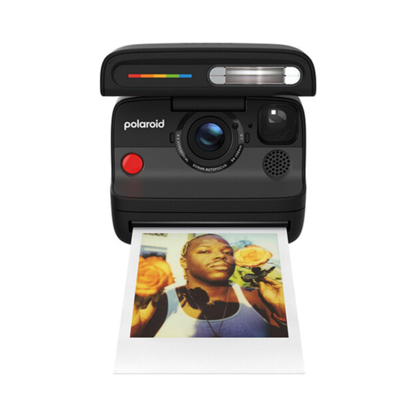 Polaroid Flip, Instant Camera with Sonar Autofocus and Retro Design, Black