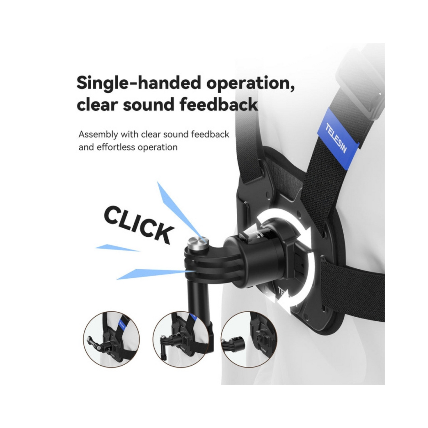 TELESIN CHEST STRAP QUICK REL
