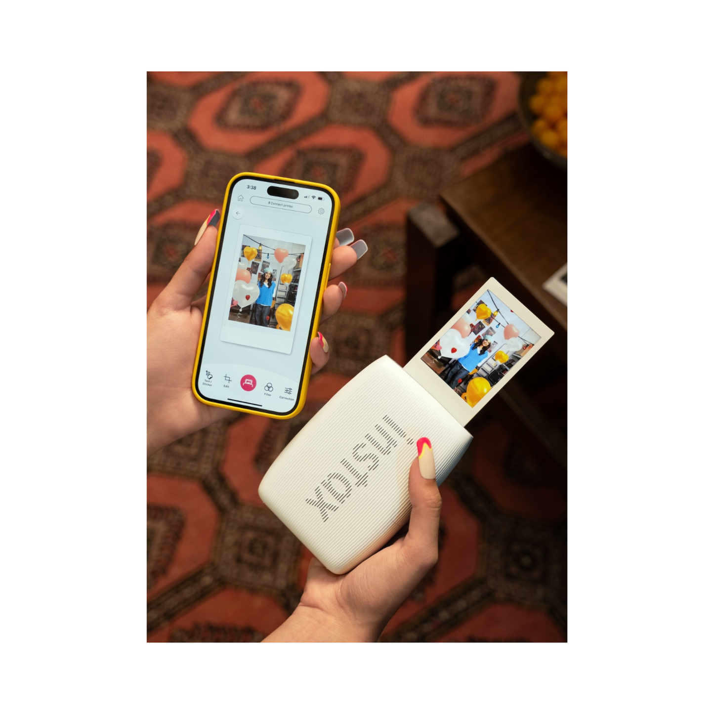 Fujifilm Instax Mini Link 3, Smartphone Printer, Green