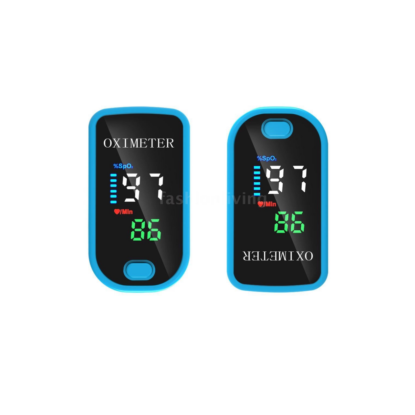 Fingertip Pulse Oximeter Blood Oxygen Saturation Monitor for Pulse Rate and SpO2 Level