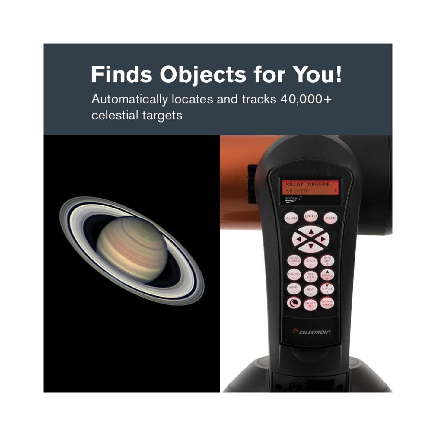 Celestron NexStar 8SE, Computerized Telescope, Orange